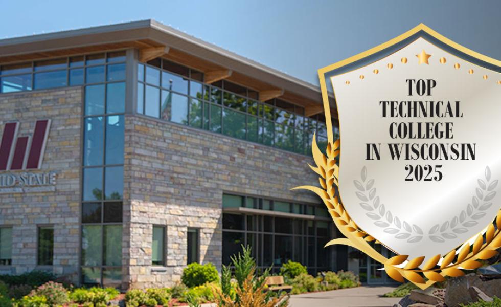 Logo for Education Insider’s Top Technical College in Wisconsin 2025 award, given to Mid-State Technical College.