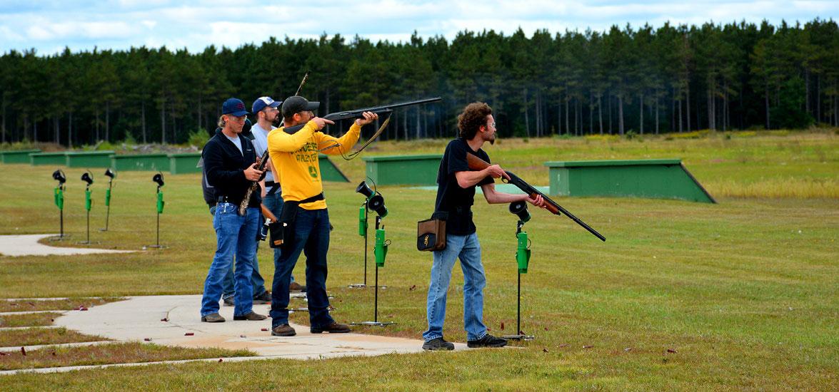 Competitors take aim during Mid-State Technical College’s annual Trapshoot Fundraiser last September at the Wisconsin Trapshooting Association in Nekoosa. Registration is now open for this year’s Sept. 11 event.