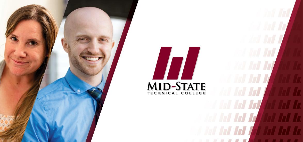 Ann Ilagan and Dan Herder headshots, with the Mid-State Technical College logo to the right.