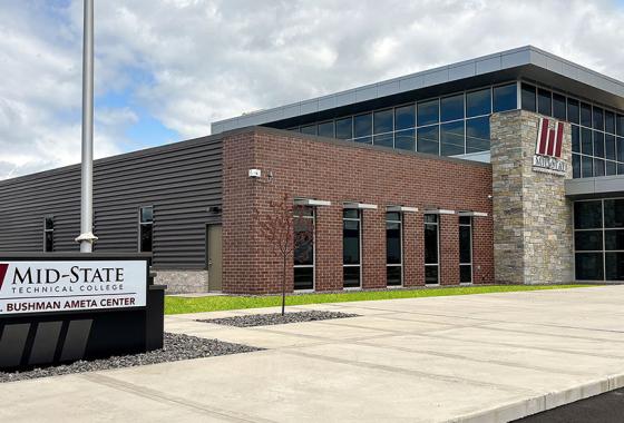 Mid-State Technical College’s Wayne H. Bushman Advanced Manufacturing, Engineering Technology, and Apprenticeship (AMETA™) Center located in Stevens Point, Wis. The Center will supply Wisconsin with highly skilled workers, address the workforce shortage and sustain and grow area businesses.